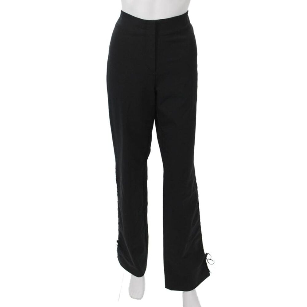 Cambio Womens Dress Pants Black Drawstring 30in Inseam Size 14